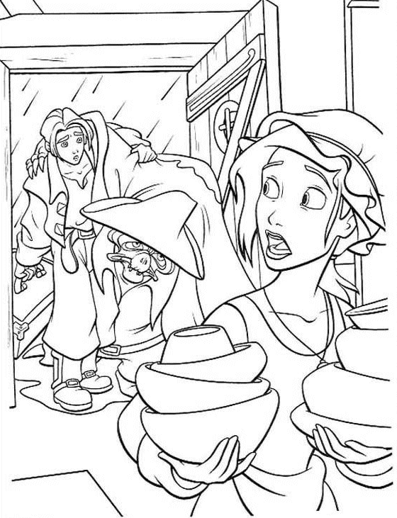 Treasure planet coloring pages