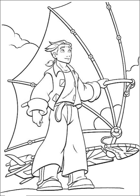 Treasure planet coloring pages