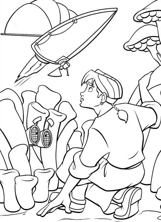 Treasure planet coloring pages