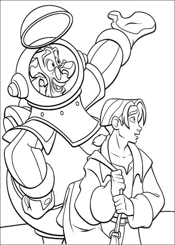 Treasure planet coloring pages