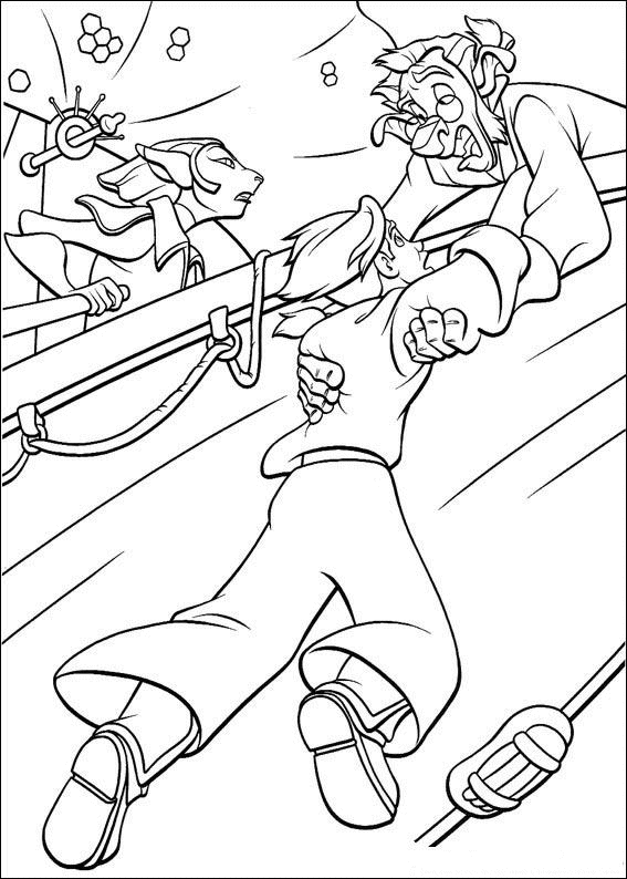 Treasure planet coloring pages