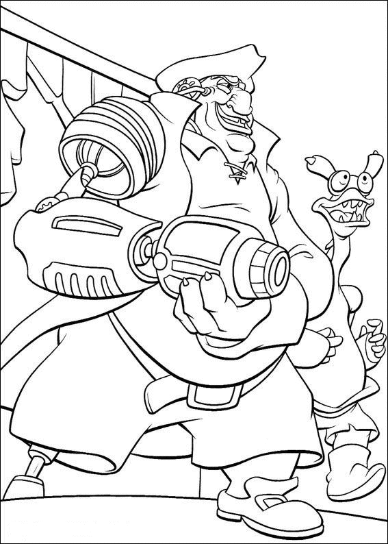 Treasure planet coloring pages