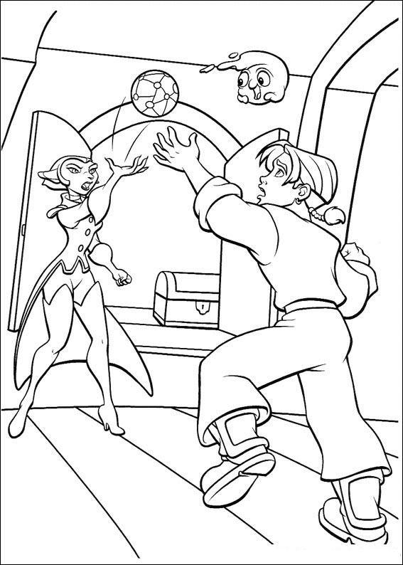 Treasure planet coloring pages