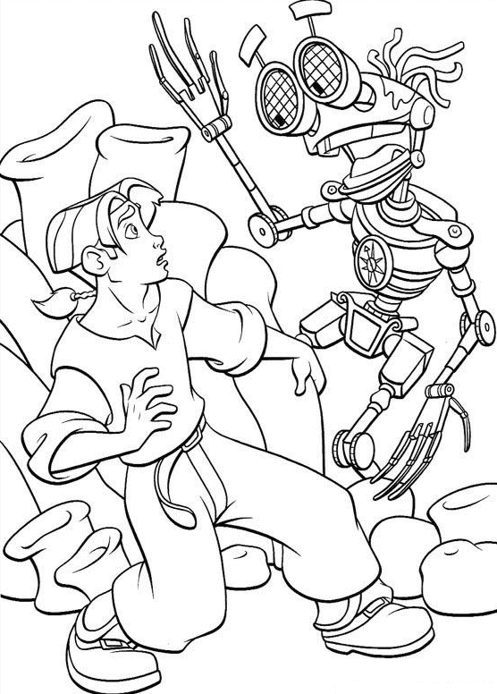 Treasure planet coloring pages