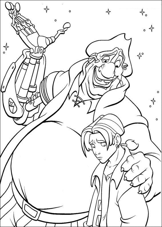 Treasure planet coloring pages