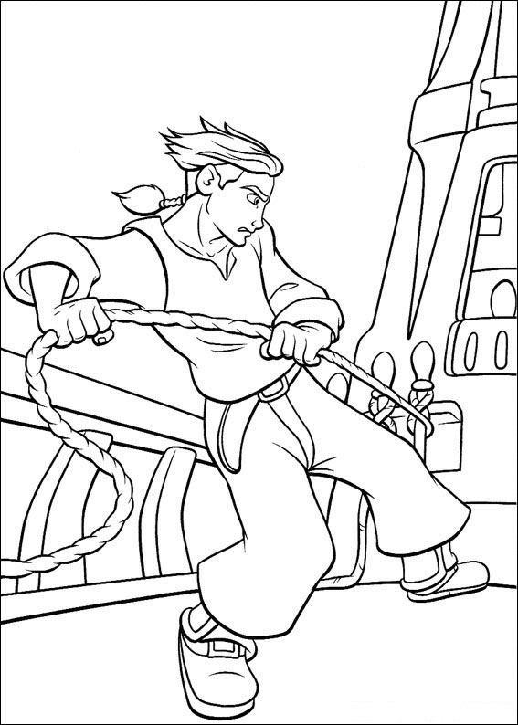 Treasure planet coloring pages