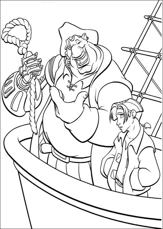 Treasure planet coloring pages