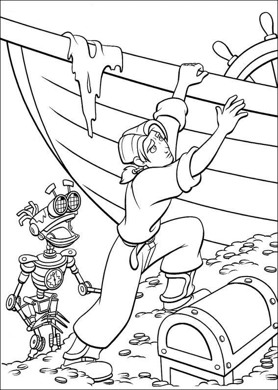 Treasure planet coloring pages