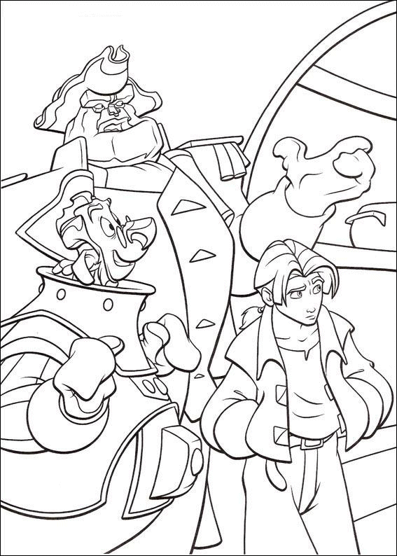 Treasure planet coloring pages