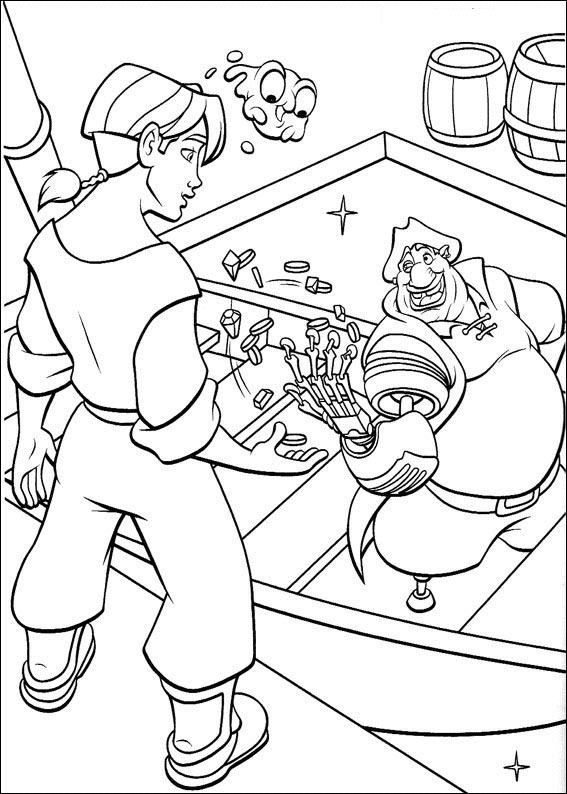 Treasure planet coloring pages