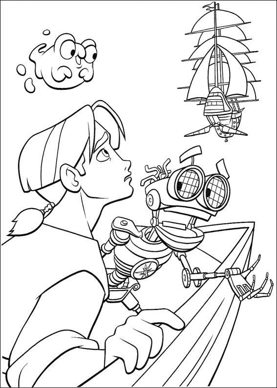 Treasure planet coloring pages