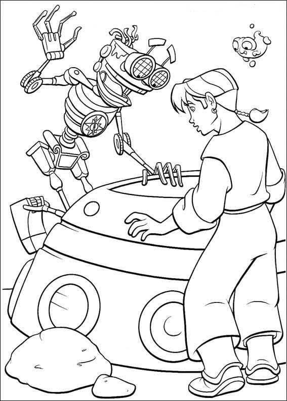 Treasure planet coloring pages