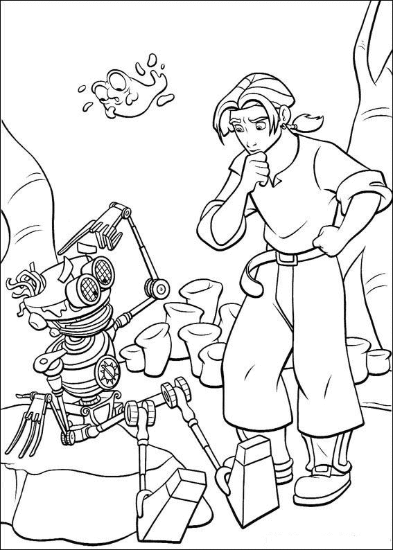 Treasure planet coloring pages