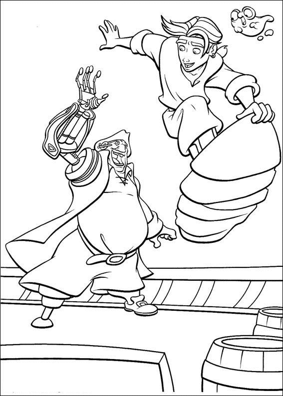 Treasure planet coloring pages