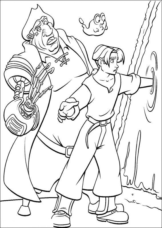 Treasure planet coloring pages