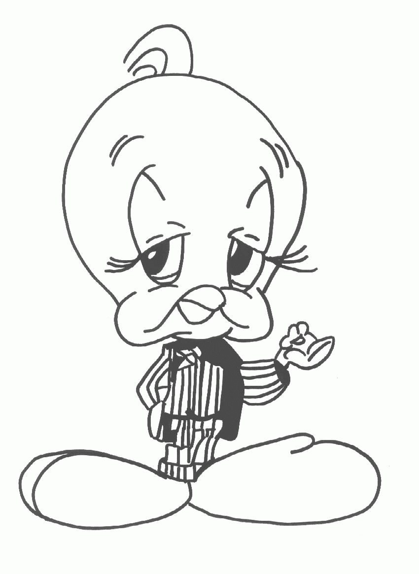 Tweety coloring pages