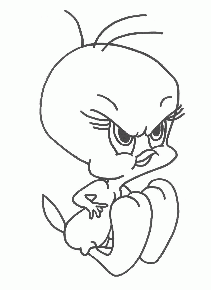 tweety coloring pages 1