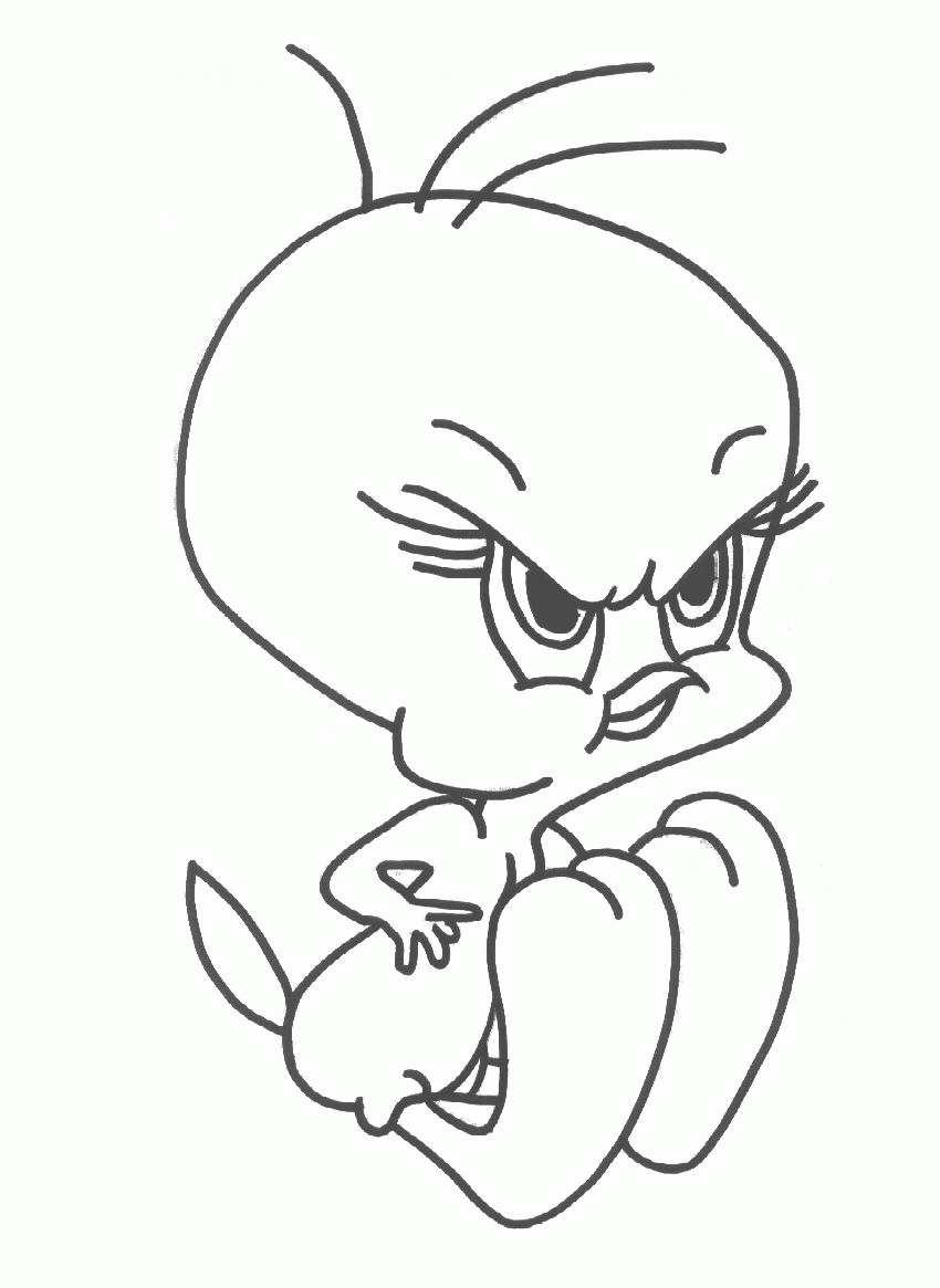 Tweety coloring pages