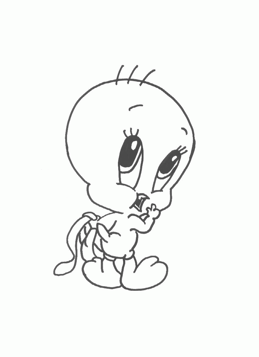 Tweety coloring pages