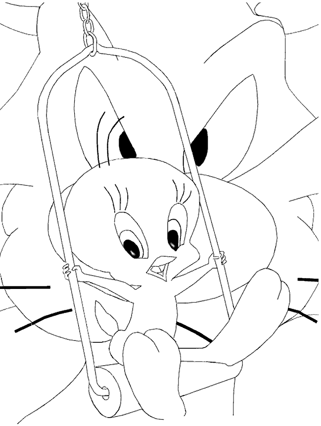 Tweety coloring pages