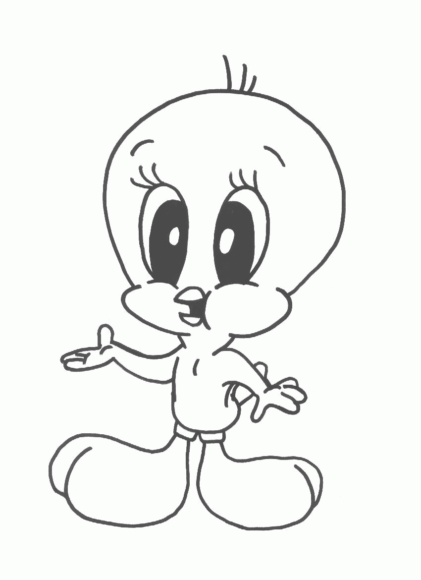 Tweety coloring pages