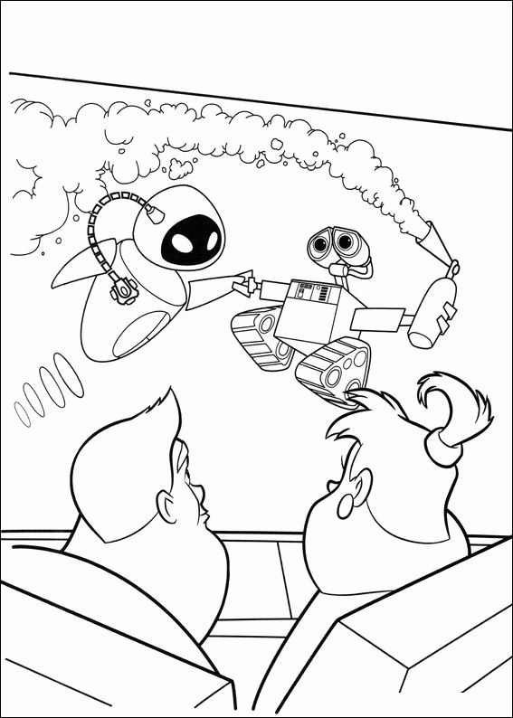 Wall e coloring pages