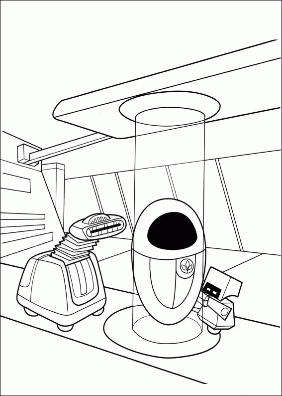 Wall e coloring pages