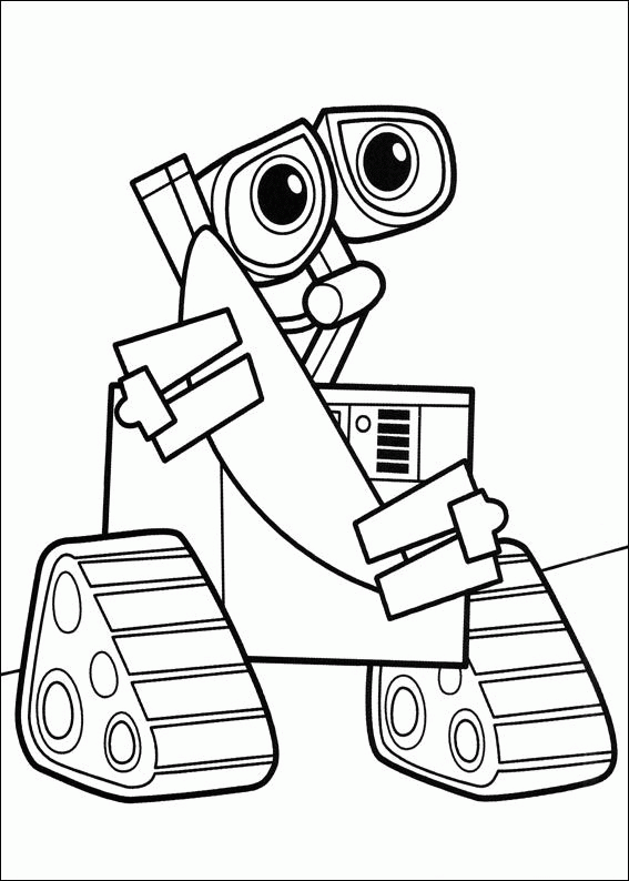 Wall e coloring pages