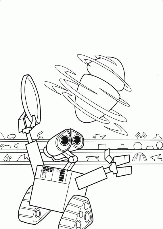 Wall e coloring pages