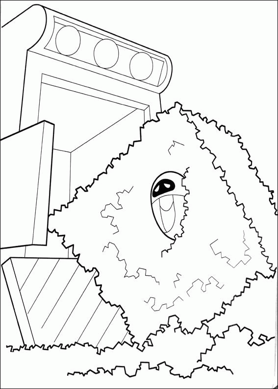 Wall e coloring pages