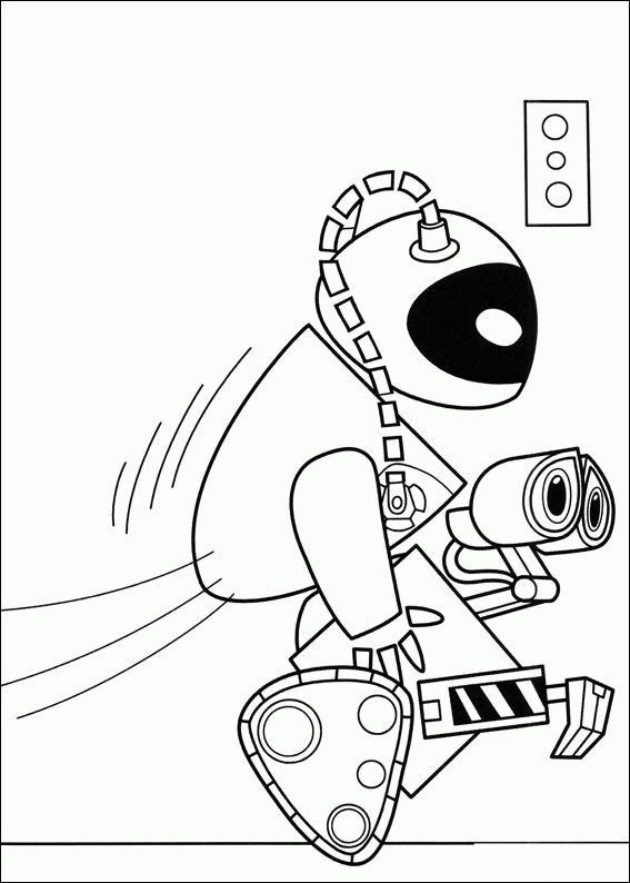 Wall e coloring pages