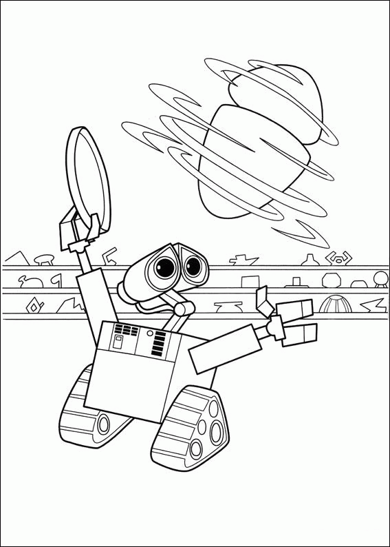 Wall e coloring pages