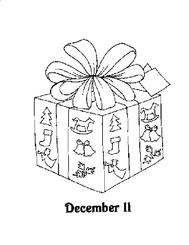 Advent coloring pages