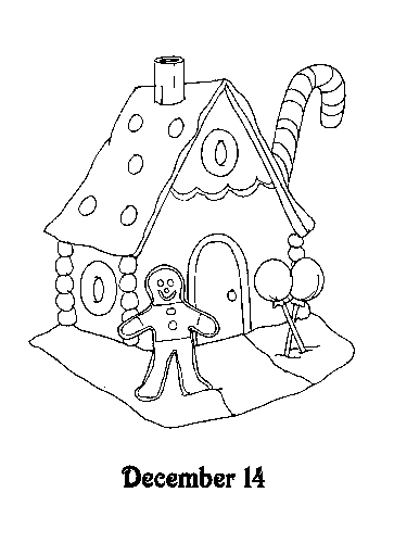 Advent coloring pages