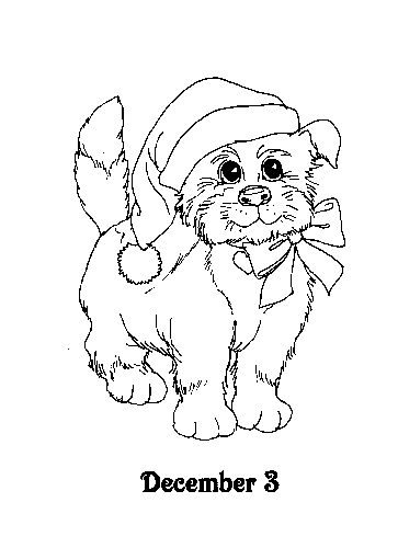 Advent coloring pages