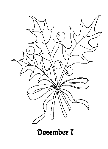 Advent coloring pages