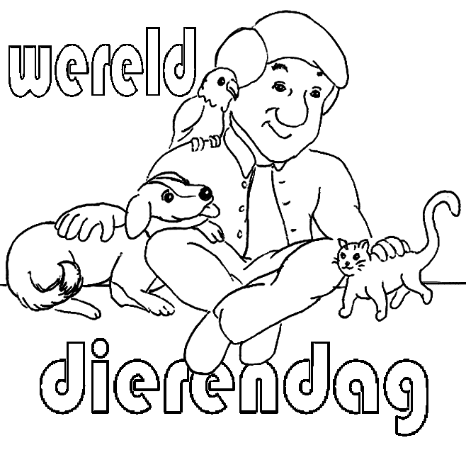 Animalsday coloring pages