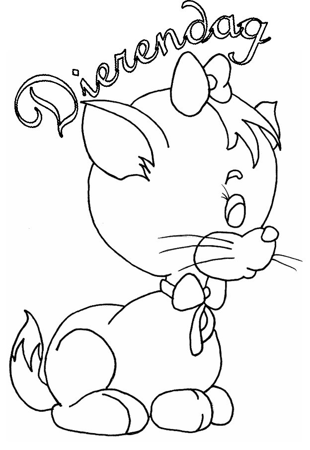 Animalsday coloring pages