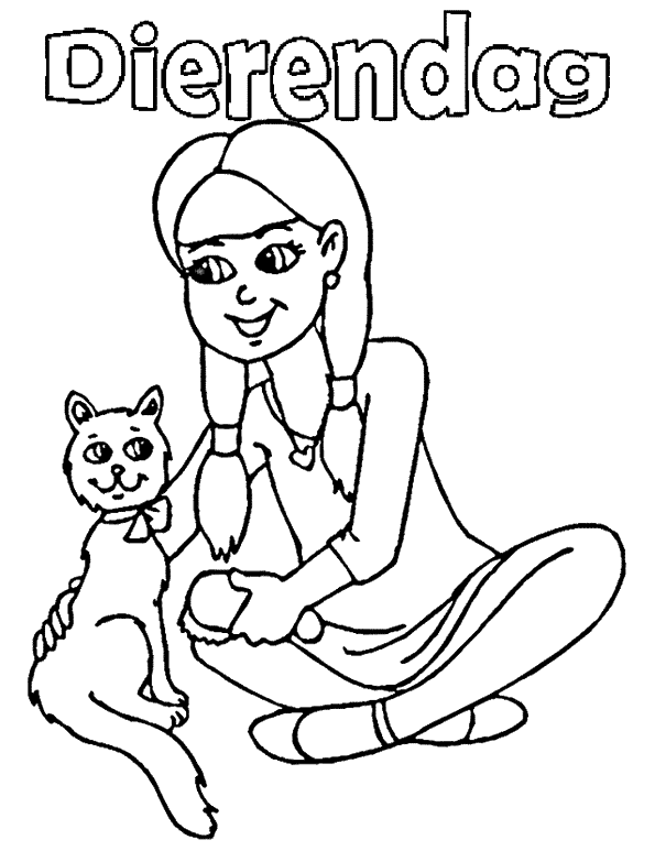 Animalsday coloring pages