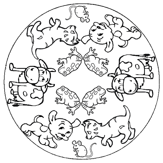 Animalsday coloring pages