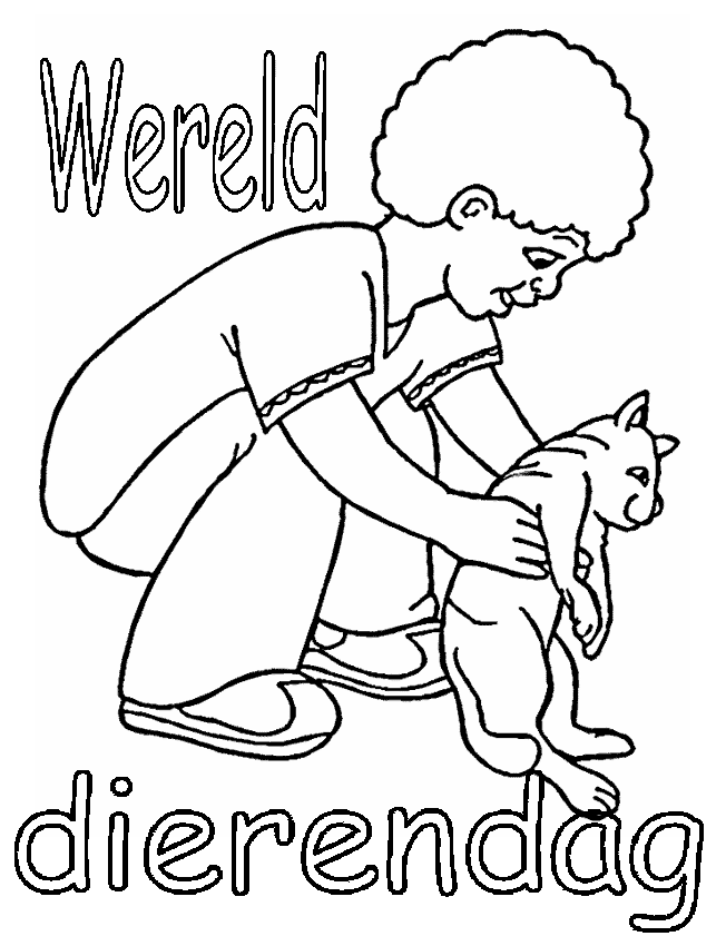 Animalsday coloring pages