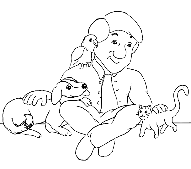 Animalsday coloring pages