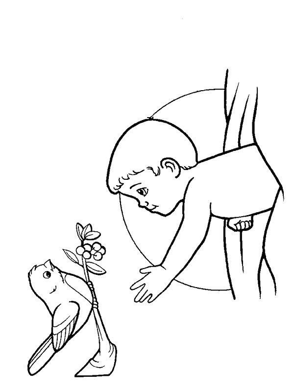 Birth coloring pages