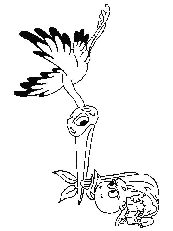 Birth coloring pages