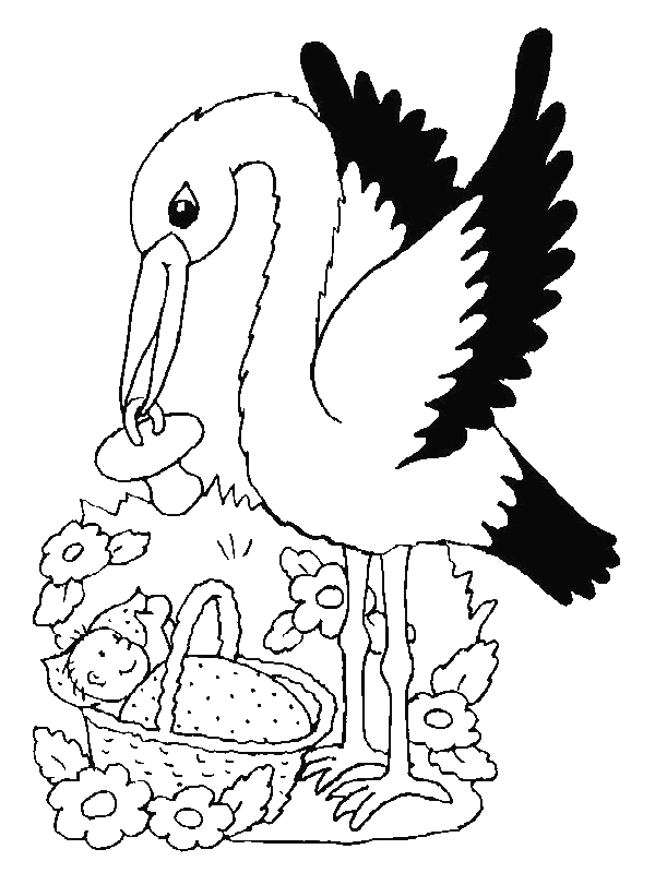 Birth coloring pages