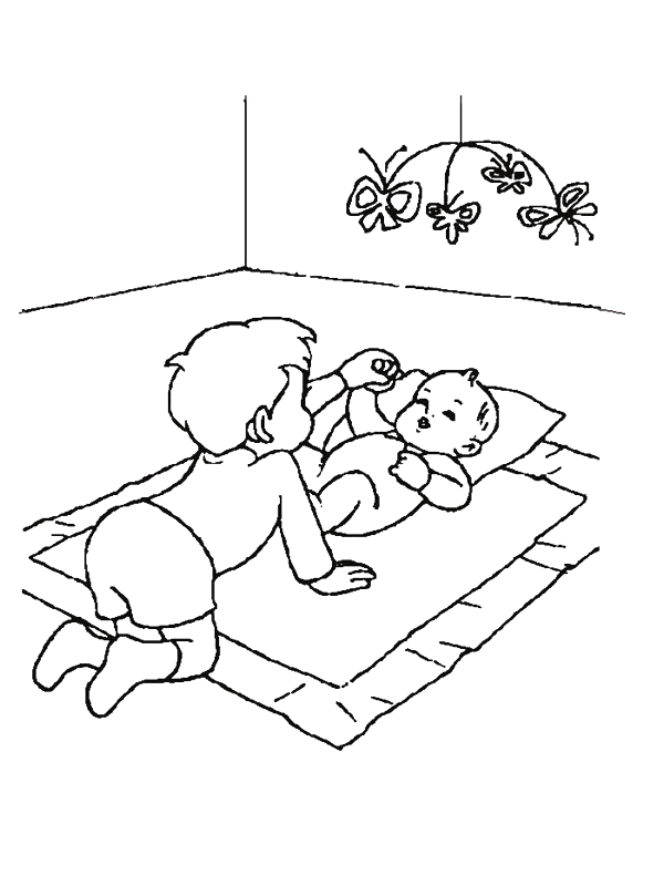 Birth coloring pages