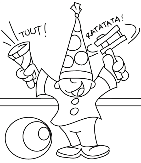 Birthday coloring pages