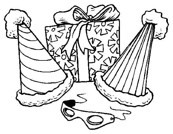 Birthday coloring pages