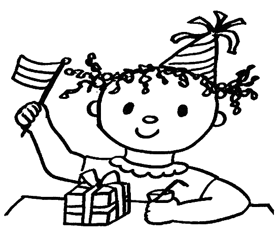 Birthday coloring pages