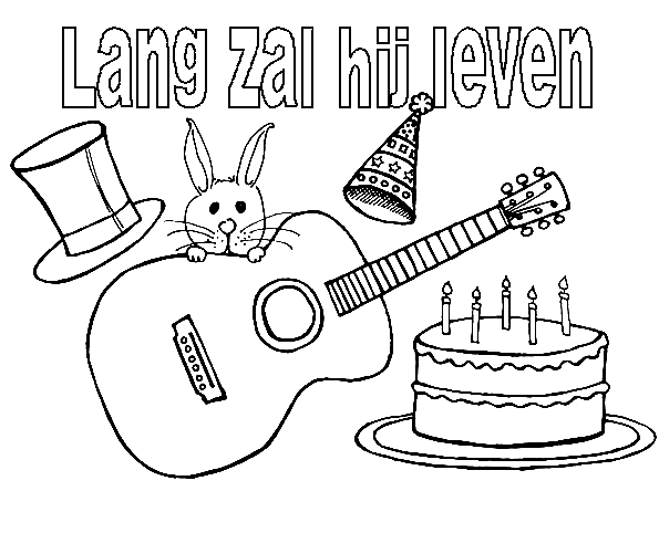 Birthday coloring pages